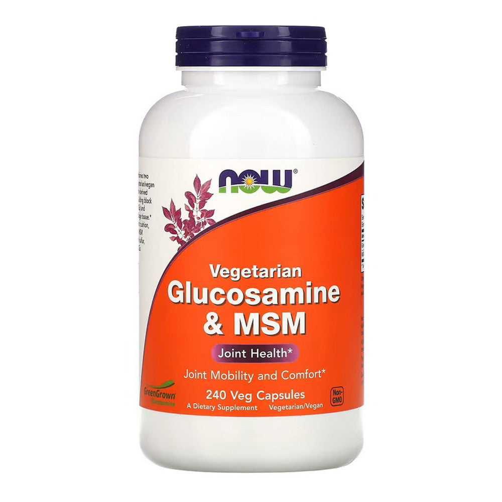 Now Foods Glucosamine & MSM Vegetarian Capsules, 240 Ea